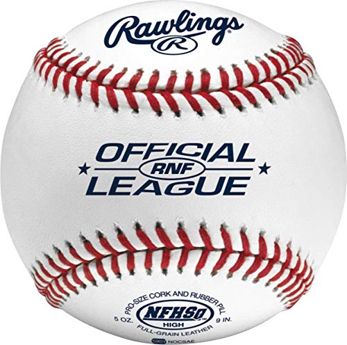 Rawlings NFHS NOCSAE High School Game Baseballs | RNF | Spiel-/Übungsgebrauch | 12 Stück 83,8 cm