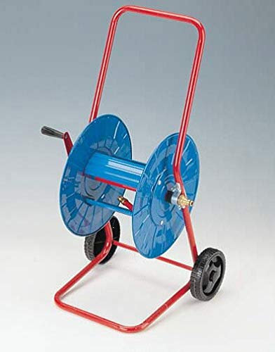 HOMEGARDEN Carrello avvolgitubo in lamiera Stampata per 50 mt di Tubo