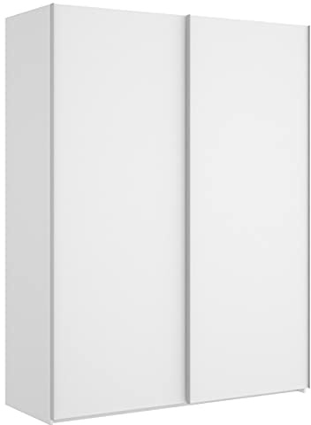DEKIT GRUPO RIMOBEL SLIDE - Armario 2 Puertas correderas con gran almacenaje - Blanco - 150x204x65cm