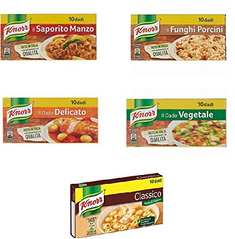 Testpaket Knorr dado brodo Suppenwürfel Brüh an Geschmack Nuss ( 5 x 10pz )