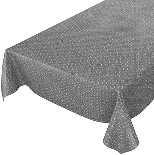 Anro Nappe Lavable en Toile Cirée Bulgomme, Nappe Plastifiée