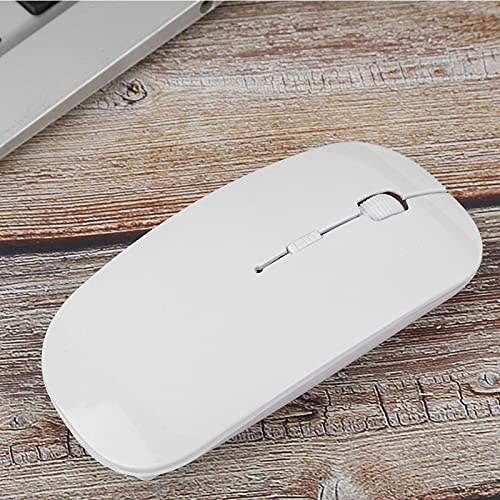 Ratón Bluetooth, ratón inalámbrico, Ratones Blancos de 2,4G de resolución Variable, para portátiles de Oficina