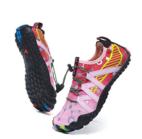 Maxome Rosa Kinder Aquaschuhe, Wasserschuhe für Jungen, Mädchen, Outdoor-Sportschwimmen Surfen Tauchen Strand Barfußlaufen Schnell Trocken