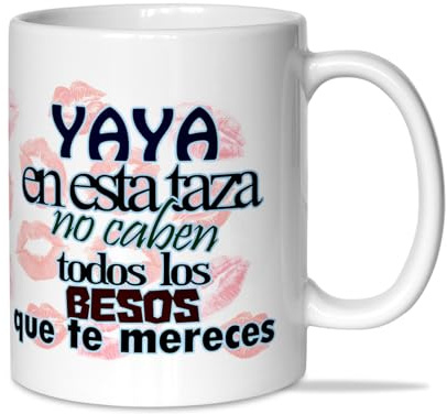 LINFORMAL | Taza Regalo para Madre o Abuela | Regalos Originales para Mujer, Cumpleaños o Día de la Madre | Tazas Desayunos Bonitas con Mensaje Divertido | Detalle para Mamá, Madres o Abuelas | 350 ml
