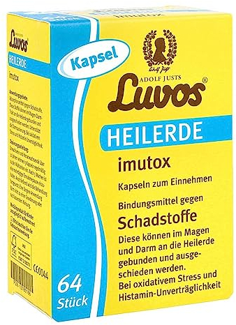 Luvos Heilerde Imutox Kapseln bindet Schadstoffe, 64 St. Kapseln
