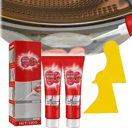 Flinzor Lot de 2 dissolvants de moisissures pour la maison, le carrelage, les meubles, les murs