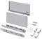 Emuca - Vertex 3D Schublade 60 kg Höhe 242 mm, Tiefe 500 mm, Grau metallic, Stahl