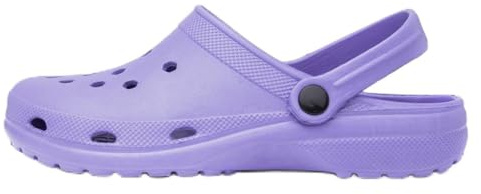Shoe Zone - Womens Purple Slip On EVA Clog - Size 6 UK - Purple