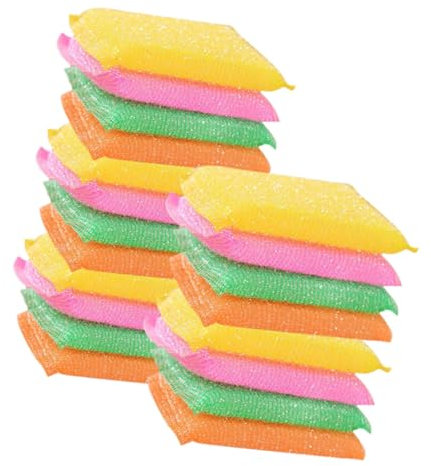4 Esponjas para Platos Estropajos Reutilizables para Fregar Platos Estropajos para Ollas Limpieza De Cocina
