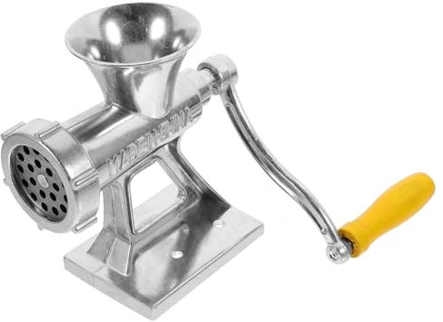 IMIKEYA Macchina Manuale Facile da Usare e Pulire in Lega di Alluminio per Macinare la Carne per Cucina Domestica e Preparazione Salsicce