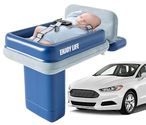 Opdestn Cama de Avión para Bebés - Cama Inflable Infantil De Viaje - Colchón De Aire Portátil para Bebés En Viajes por Carretera Vuelo Avión Coche Hotel Camping Tren