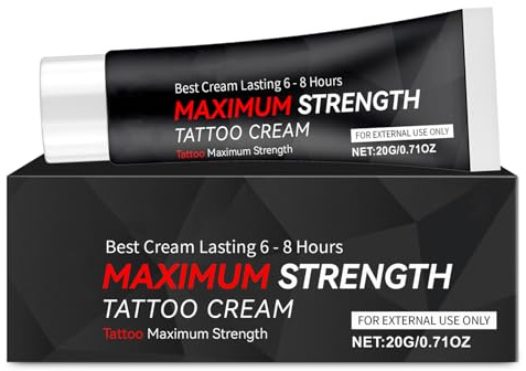 Tattoo Body Cream Gel - Body Cream for Tattoo - Up to 6 Hours Moisturizing & Nourishing Care - Skin Repair Gel