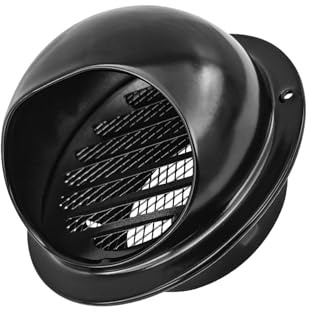 Capuchon de cheminée en acier inoxydable – Capot de toit pour brûleur à bûches – Installation facile – 5 cm – Housse de pluie pour poêle et cheminée