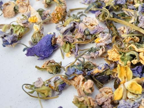 Veilchenblüten - Veilchen naturbelassen - getrocknet - Premium Qualität - | essbare Veilchenblüten 25 g -