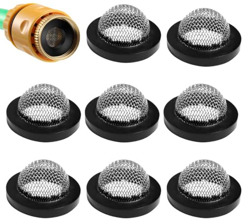8 juntas para cabezal de ducha, Anillo de sellado, Juntas de sellado para cabezal de ducha G3/4 pulgadas (malla estampada).