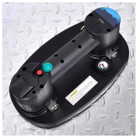 Suction Cups, 170KG Electric Vacuum Suction Cup Tile Lifter Heavy Duty Wood Glass Tiles Carry Lifter