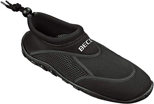 BECO Strandschuhe Badeschuhe Aquaschuhe Surfschuhe Stand Up Paddling Wattschuhe für Damen und Herren,schwarz,Gr.40
