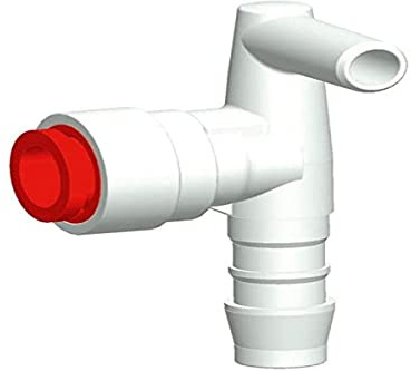 Conector Angular Rojo TB Flex 10 mm para calefacción Combi/Combi D