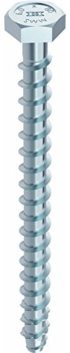 HECO-MM Sechskantkopf 12x160 verzinkt Multi-Monti Schraubanker mit Zulassung, 25 Stück,41168