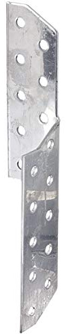 Alberts 848262 Sparren-Pfettenanker | rechts | Edelstahl | 32 x 32 x 170 mm | 25er Set