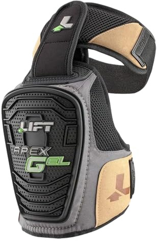 LIFT SAFETY Apex Gel Knee Guards | Gel-Injected Cushion for Comfort | Hard Shell Impact Protection | Adjustable Straps for Secure Fit