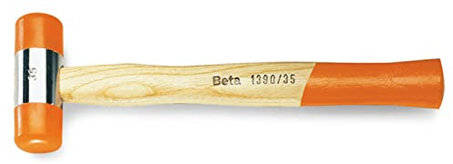 Beta 1390 35 - Mazo de cabeza intercambiable de plástico mango de madera