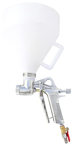 CEVIK PRO - CA-1805 Pistola a Spruzzo per Gotelé Professionale - Serbatoio 6000cc - Ugelli 4/6/8mm - Verniciatore a Spruzzo per Pittura Murale - Ergonomica e Precisa