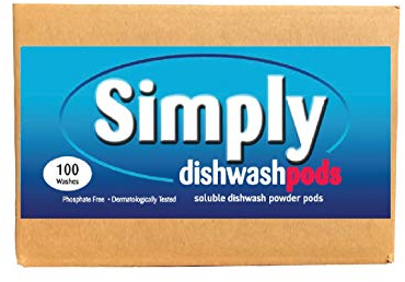 Simply Dishwash - Pack of 100 Washes Dishwash powder pods