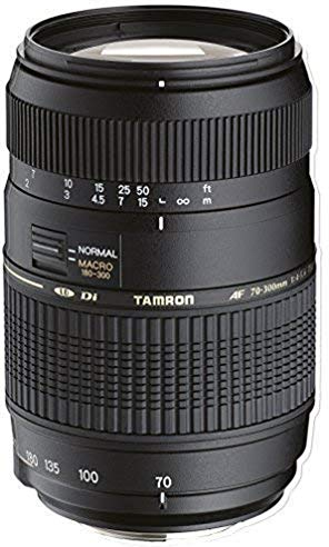 Tamron 70-300mm Di LD - Objetivo para Sony (70-300mm, f/4-5.6, Macro, 62mm), color negro