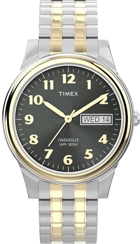 Timex Men's T26481 Charles Street Two-Tone Expansion Band Watch