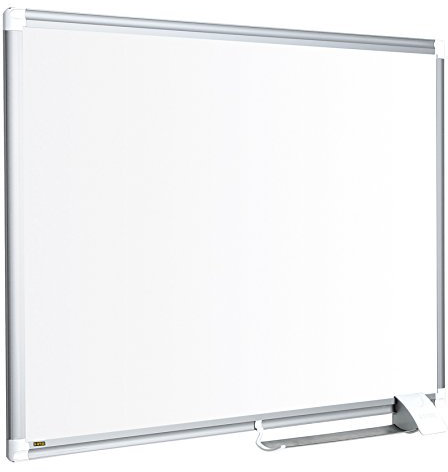 Bi-Office magnetisches Whiteboard New Generation, Trocken Abwischbar, Mit Aluminiumrahmen, Magnettafel, Memoboard, Lackierte Stahloberfläche, 180 x 120 cm