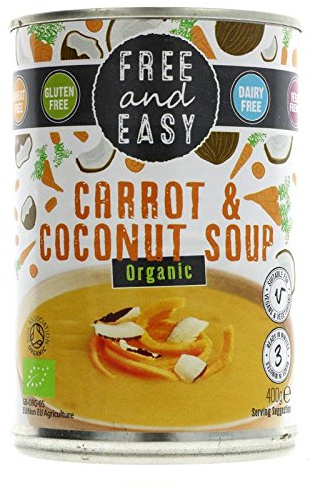 Gratuit Et Facile Carotte Biologique Et La Noix De Coco Soupe 400G - Paquet de 2