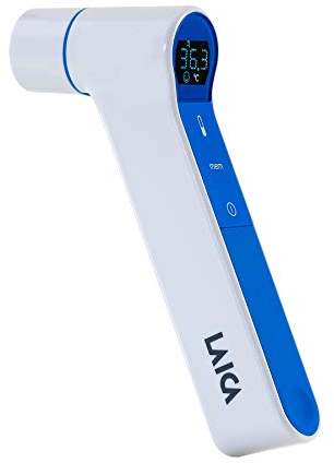 Laica TH1004 Termometro a Infrarossi Auricolare e Frontale, Funzione non Contact, Indicato per la Misurazione sui Bambini