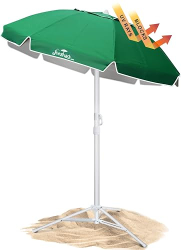 JoeShade Portable UV Sun Shade Umbrella with Tripod Stand – Lightweight, Adjustable, and Instant Sun Protection for Outdoor Sports, Camping, and More – Green