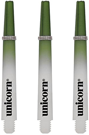 Unicorn Two-Tone Shafts Gripper3 Zweifarbiger, geformte Schäfte – Schwarz/Weiß, mittelgroßes kleines Gewinde