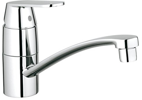 Grohe Eurosmart Cosmopolitan Küchenarmaturen Einhand-Spültischbatterie (DN 15, flacher Auslauf) chrom, 32842000