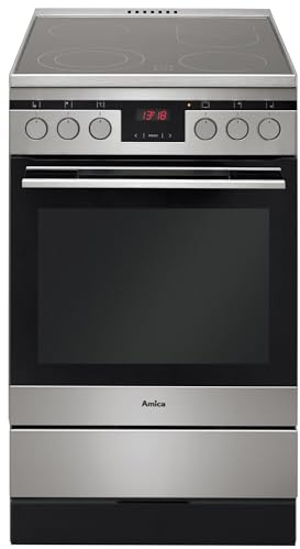 Amica SHC 11587 E Elektroherd/A / 0,99 kWh/66 l/versenkbare Knebel/Edelstahl