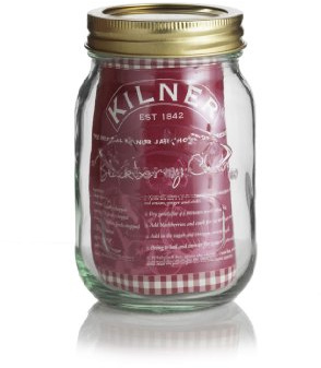 Kilner 0,5 Liter Original-Schraubverschluss-Glas, transparent, (0025.400)
