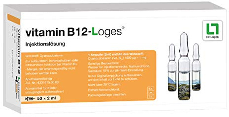 Vitamin B12 Loges Injektionslösung Ampullen 50X2 ml