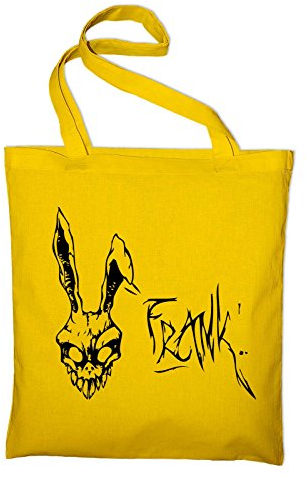 STYLETEX23 Donnie Darko Frank Jutebeutel Baumwolltasche, gelb