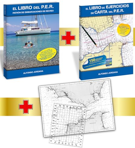 PACK PER (Incluye El Libro del PER, El Libro de Ejercicios de carta del PER, Regla de Navegación y Carta del Estrecho de Gibraltar)