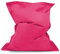 Bean Bag Bazaar Outdoor Kids Bean Bag, Pink, Water Resistant Fabric, Indoor Outdoor Beanbag with Filling Included, 125cm x 100cm, Floor Cushion, Kids Garden Chair also ideal for Bedroom, Playroom