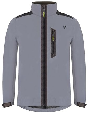 Proviz Men's Reflect 360 Cycling Jacket Proviz - Silver/Reflective, Medium, Silver (Argenté/Gris Réfléchissant), Medium