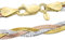 Amberta Women's 925 Sterling Silver Braided Herringbone Chain Necklace (Length 18 inch): Multicoloured