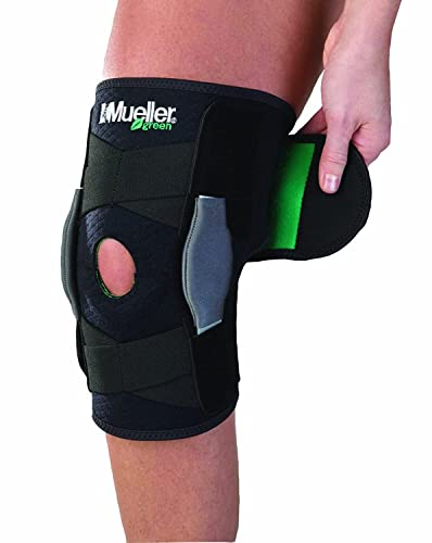 Mueller Green Line Adjustable Hinge Knee Brace - One Size, Black