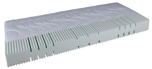 Air Balance DaMi 7-Zonen Matratze 100 x 200 cm, 16 cm hoch, für Guten Schlaf & gegen Rückenschmerzen, Orthopädische Bett-Matratze (RG 35 H4), Komfortmatratze Gel Komfort Schaum Mattress Roll
