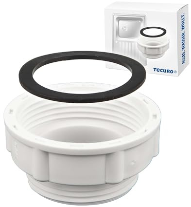 Adaptateur réducteur pour siphon Tecuro 1 1/2 IG x 1 1/4 AG