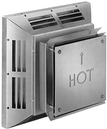 Simpson Dura-Vent 46DVA-HC Duravent Horizontal Square Termination Cap-4 x 6 5/8 Direct Vent, 4 x 6.625, Galvanized