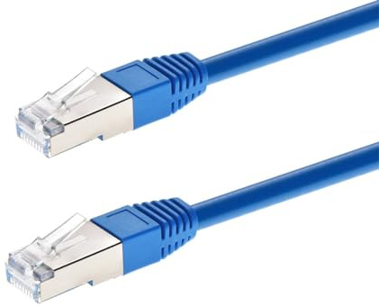 Monoprice Cat6A Ethernet Patchkabel – 100 fot – blå | Zeroboot, RJ45, strängad, 550 Mhz, STP, ren bar koppartråd, 10G, 26AWG – Entegrade Series
