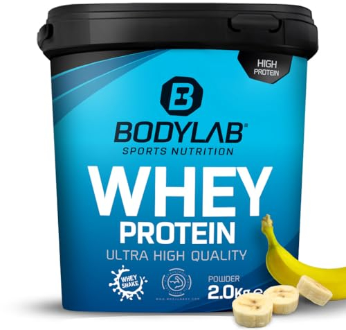 Bodylab24 Whey Protein Pulver, Banane, 2kg